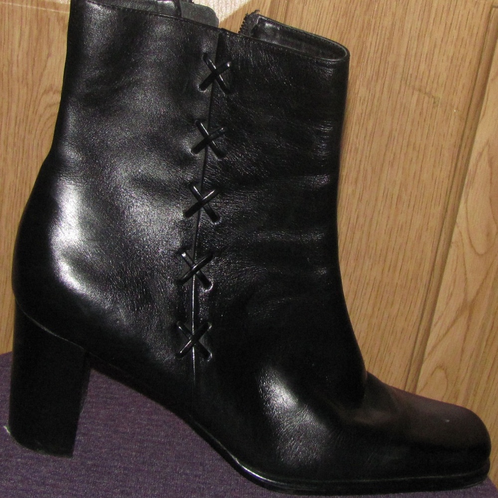 Worthington Criss Cross Embellished Booties